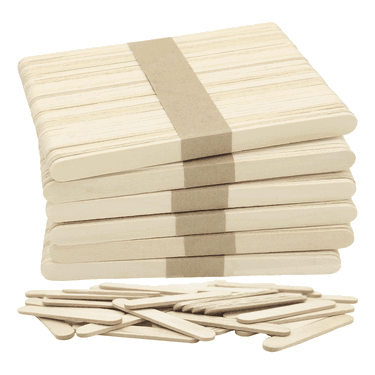 WISYOK Natural Wood Craft Sticks (240 pcs)